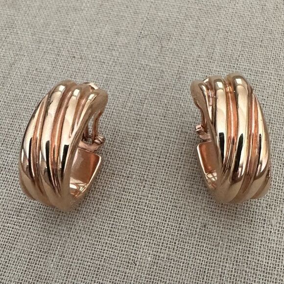 Milor Italian Bronze Wide Hoop
Earrings - Made in Italy Italian Bronze Elegant - Picture 17 of 17